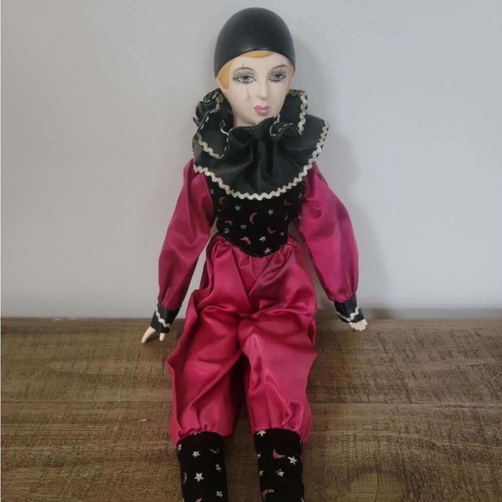 PIERROT Doll..'L'Homme" by Roger & Gallet, Paris..18~19 " long ..w/box..